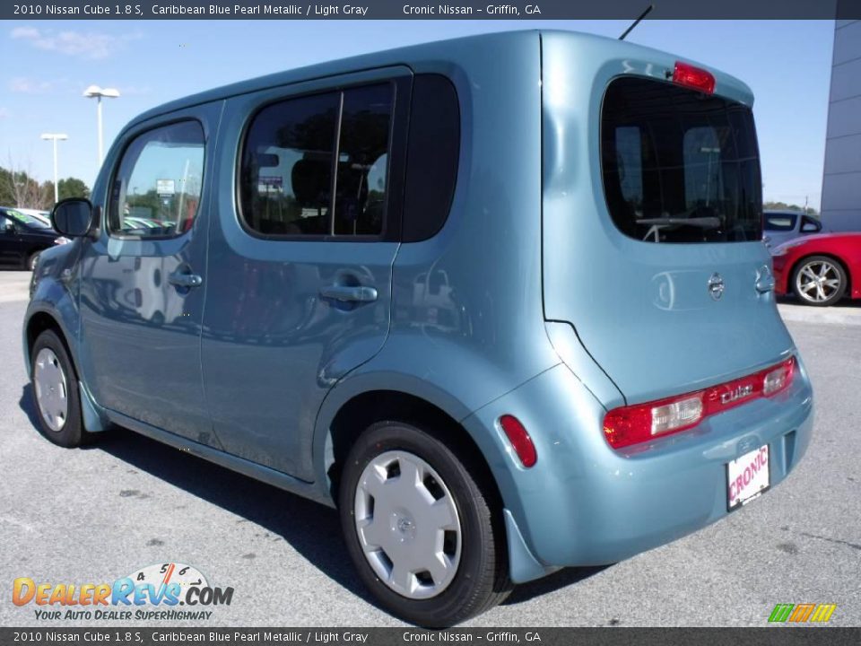 2010 Nissan Cube 1.8 S Caribbean Blue Pearl Metallic / Light Gray Photo #3