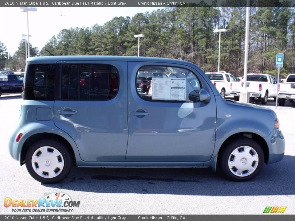 2010 Nissan Cube 1.8 S Caribbean Blue Pearl Metallic / Light Gray Photo #6