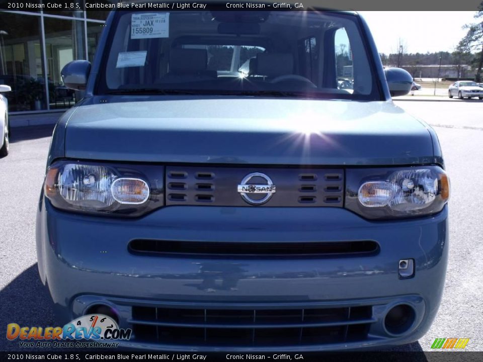 2010 Nissan Cube 1.8 S Caribbean Blue Pearl Metallic / Light Gray Photo #8