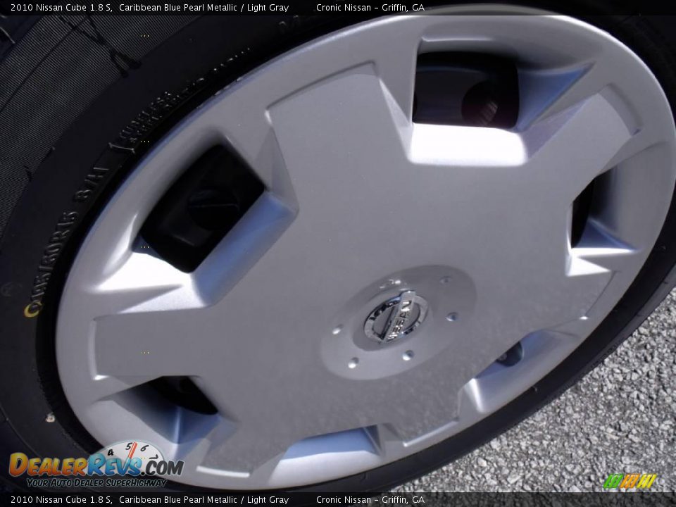 2010 Nissan Cube 1.8 S Caribbean Blue Pearl Metallic / Light Gray Photo #9