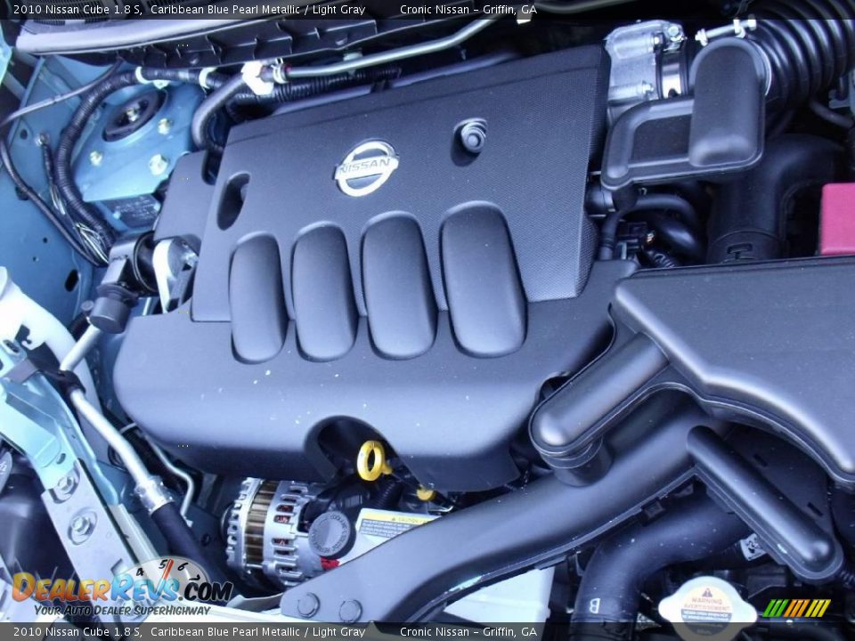 2010 Nissan Cube 1.8 S Caribbean Blue Pearl Metallic / Light Gray Photo #10
