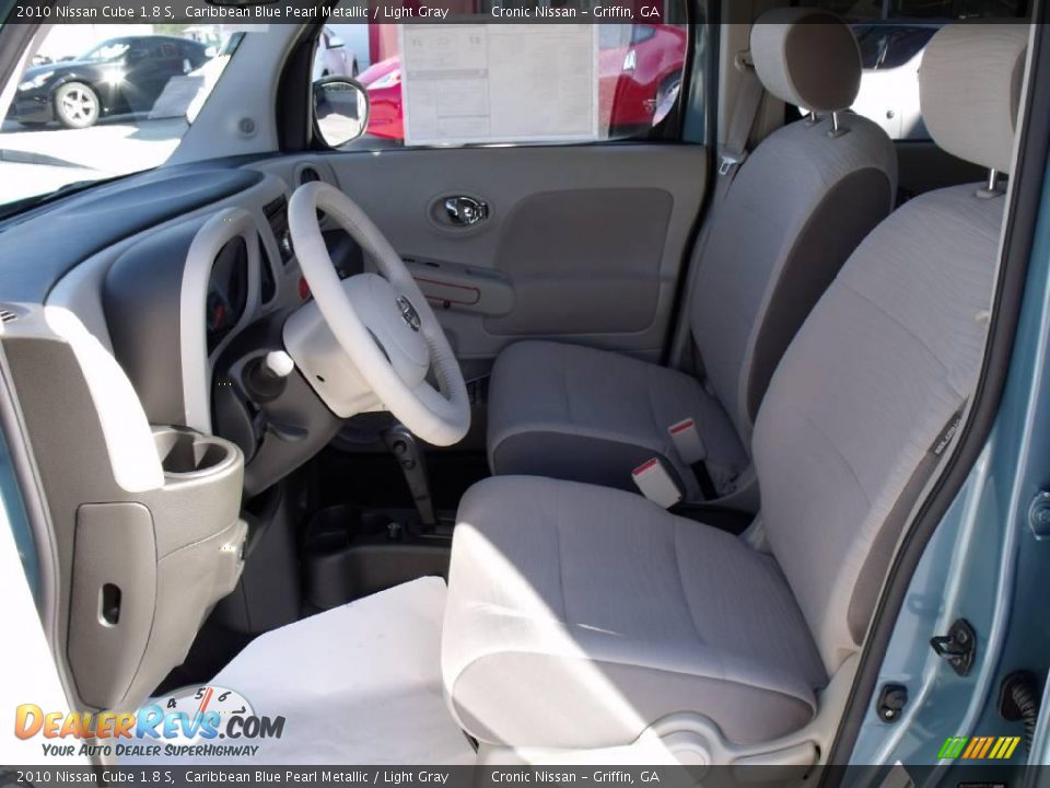 2010 Nissan Cube 1.8 S Caribbean Blue Pearl Metallic / Light Gray Photo #11