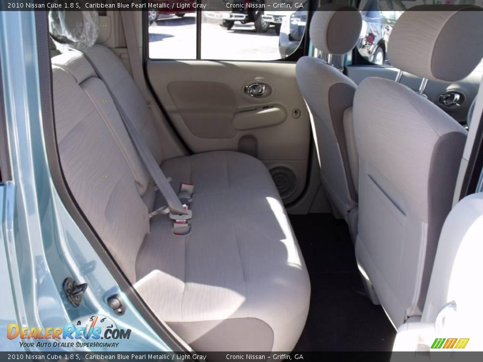2010 Nissan Cube 1.8 S Caribbean Blue Pearl Metallic / Light Gray Photo #14
