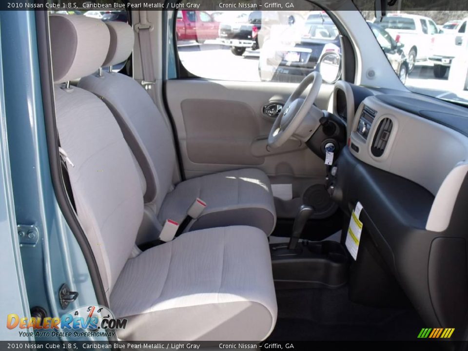 2010 Nissan Cube 1.8 S Caribbean Blue Pearl Metallic / Light Gray Photo #15