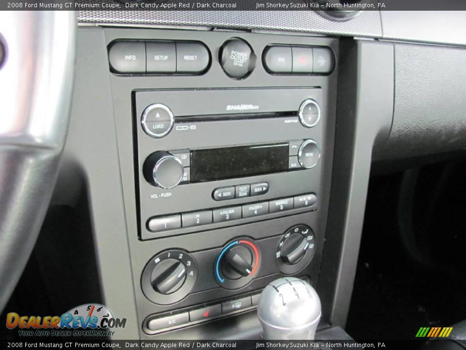 2008 Ford Mustang GT Premium Coupe Dark Candy Apple Red / Dark Charcoal Photo #10
