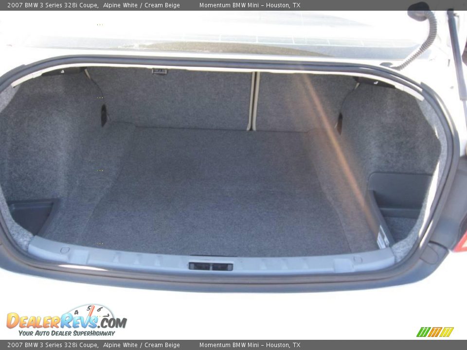 2007 BMW 3 Series 328i Coupe Alpine White / Cream Beige Photo #11