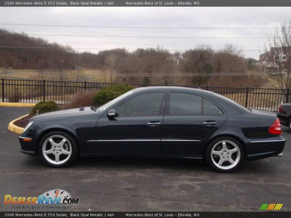 2006 Mercedes-Benz E 350 Sedan Black Opal Metallic / Ash Photo #2