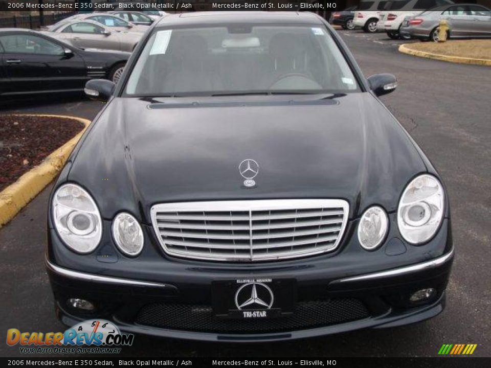 2006 Mercedes-Benz E 350 Sedan Black Opal Metallic / Ash Photo #3