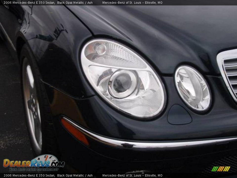 2006 Mercedes-Benz E 350 Sedan Black Opal Metallic / Ash Photo #5
