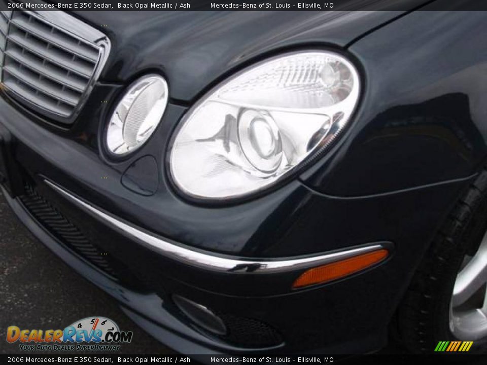 2006 Mercedes-Benz E 350 Sedan Black Opal Metallic / Ash Photo #7