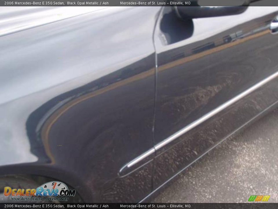 2006 Mercedes-Benz E 350 Sedan Black Opal Metallic / Ash Photo #10