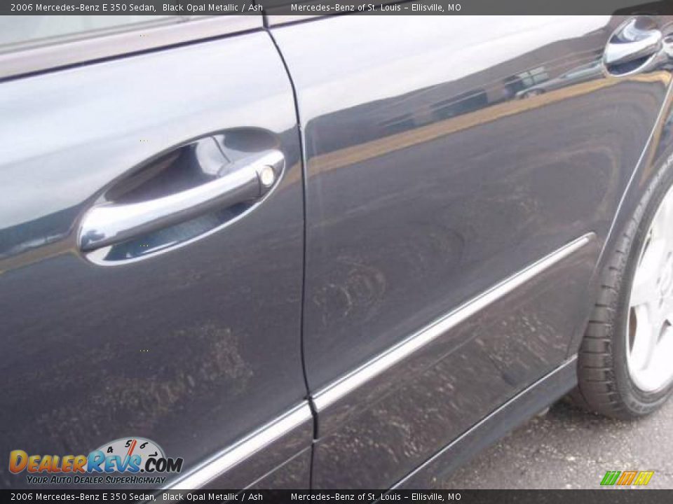 2006 Mercedes-Benz E 350 Sedan Black Opal Metallic / Ash Photo #11
