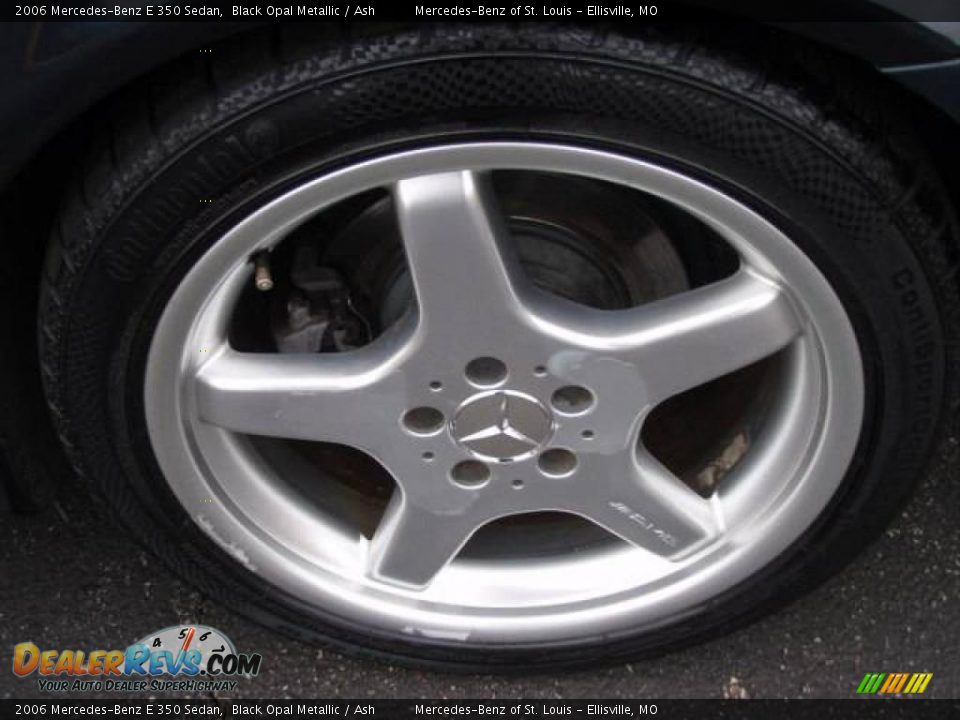 2006 Mercedes-Benz E 350 Sedan Black Opal Metallic / Ash Photo #12