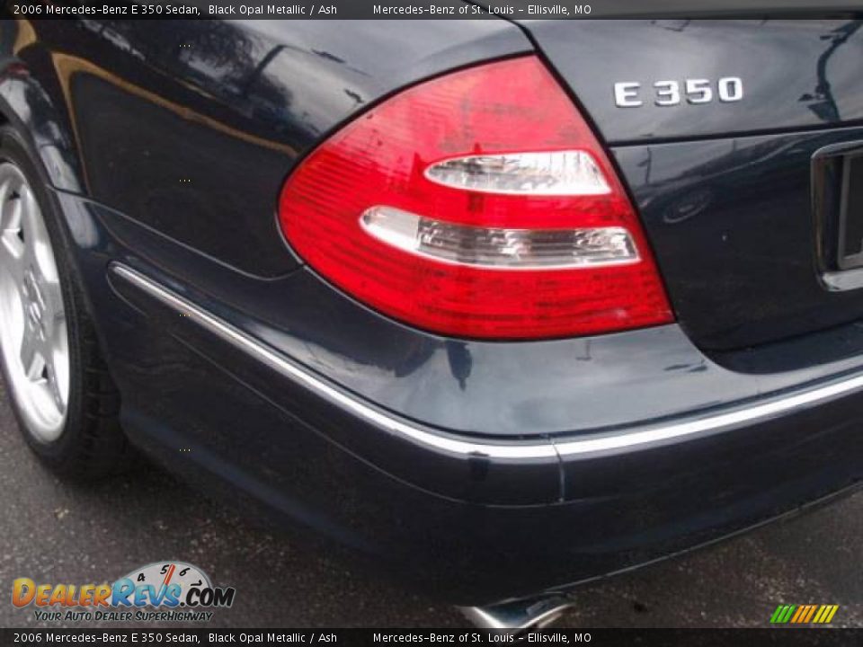 2006 Mercedes-Benz E 350 Sedan Black Opal Metallic / Ash Photo #13