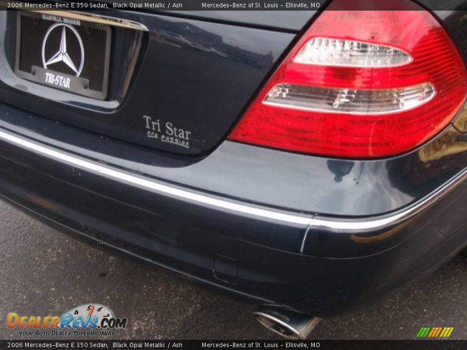 2006 Mercedes-Benz E 350 Sedan Black Opal Metallic / Ash Photo #14