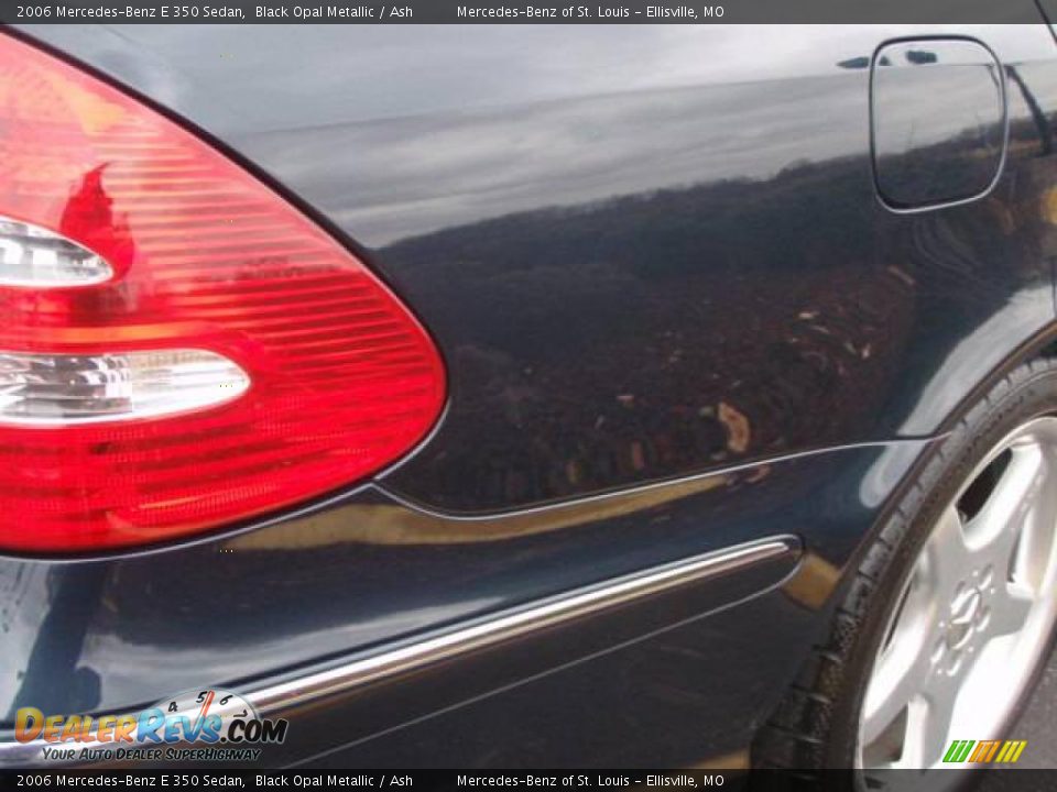2006 Mercedes-Benz E 350 Sedan Black Opal Metallic / Ash Photo #16