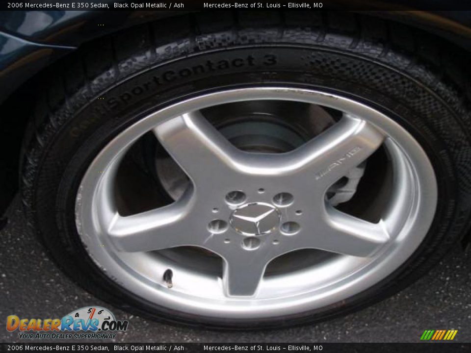 2006 Mercedes-Benz E 350 Sedan Black Opal Metallic / Ash Photo #17