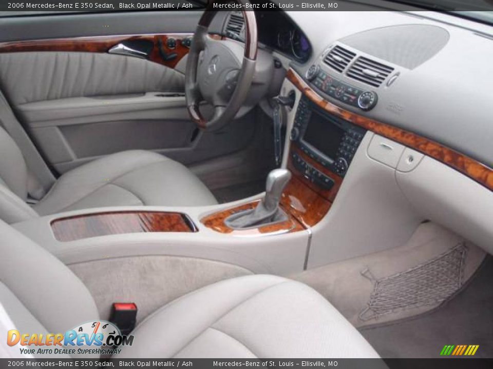 2006 Mercedes-Benz E 350 Sedan Black Opal Metallic / Ash Photo #21