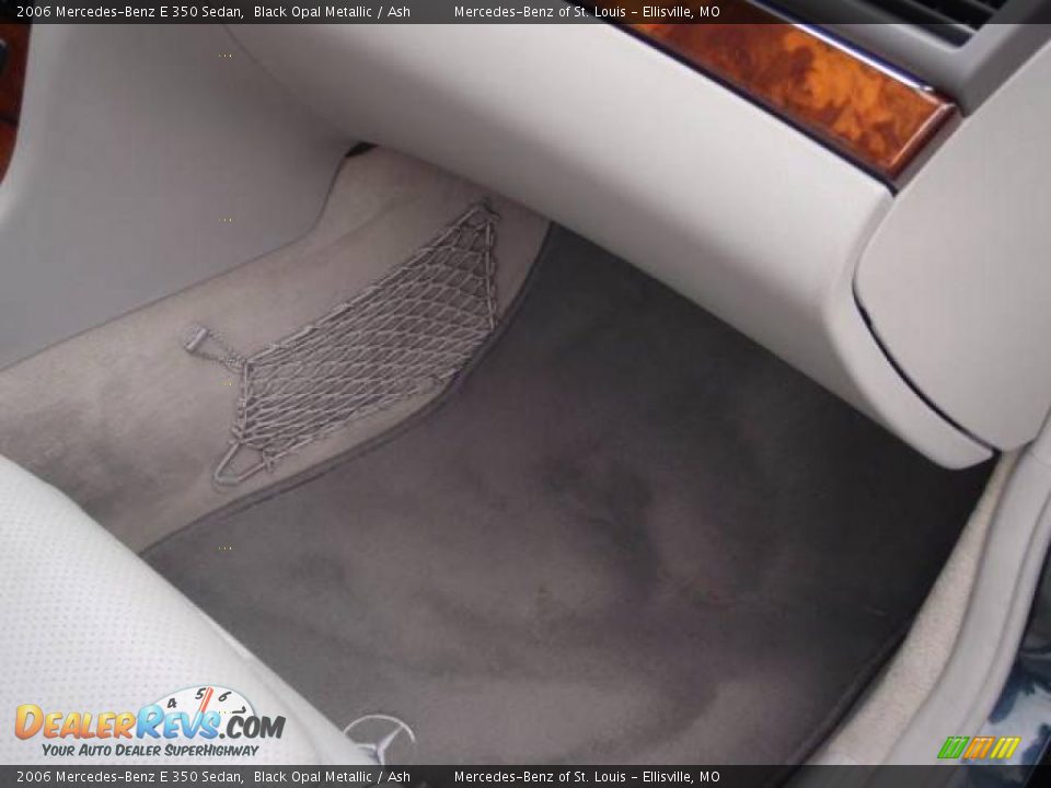 2006 Mercedes-Benz E 350 Sedan Black Opal Metallic / Ash Photo #22