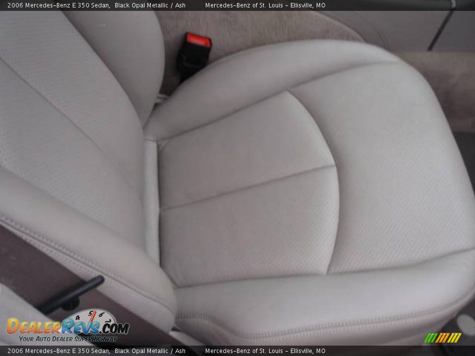 2006 Mercedes-Benz E 350 Sedan Black Opal Metallic / Ash Photo #23