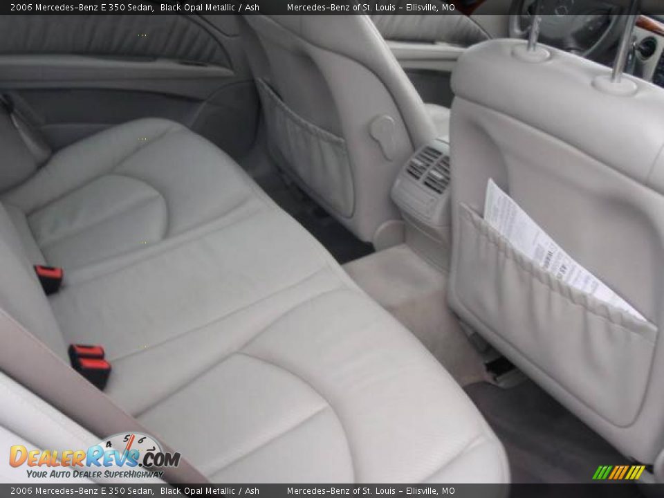 2006 Mercedes-Benz E 350 Sedan Black Opal Metallic / Ash Photo #25