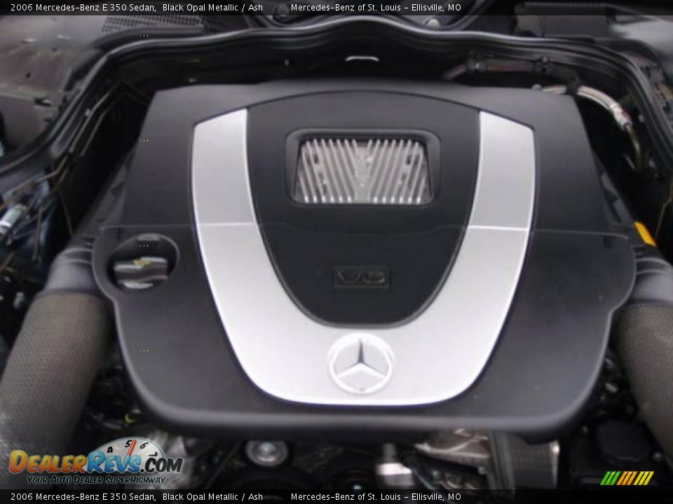2006 Mercedes-Benz E 350 Sedan Black Opal Metallic / Ash Photo #30
