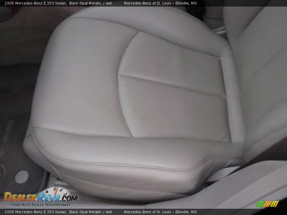 2006 Mercedes-Benz E 350 Sedan Black Opal Metallic / Ash Photo #31