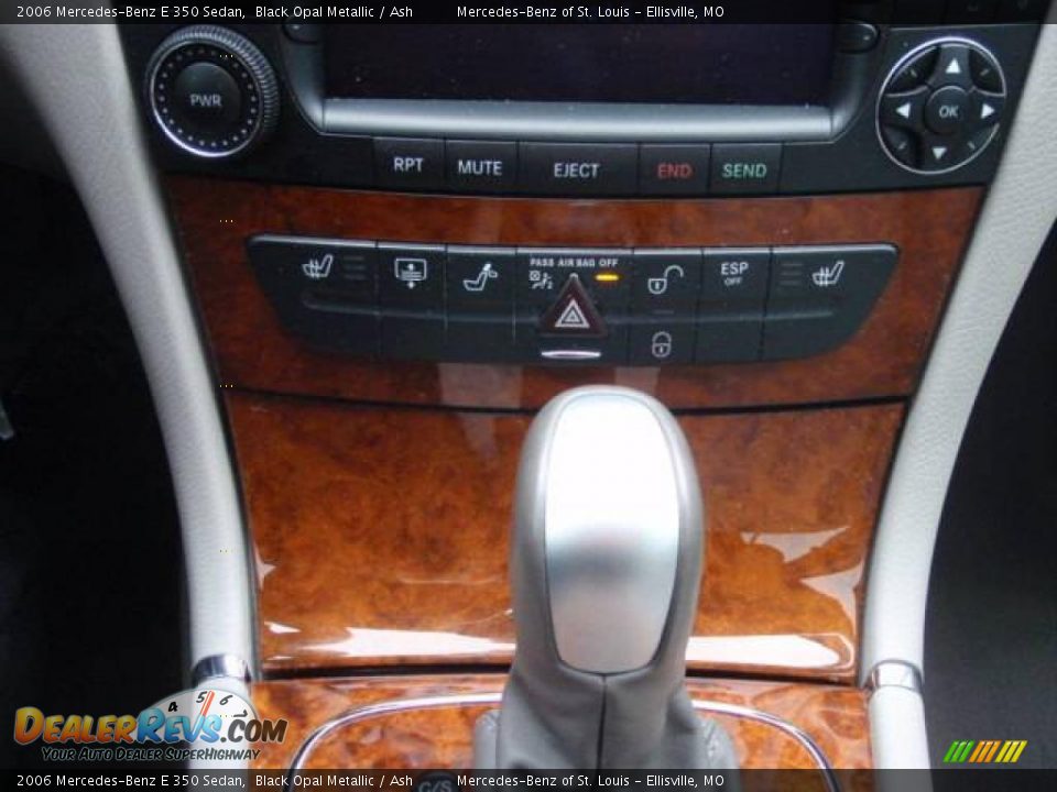 2006 Mercedes-Benz E 350 Sedan Black Opal Metallic / Ash Photo #35