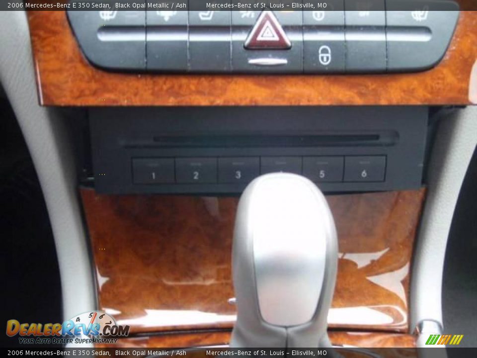 2006 Mercedes-Benz E 350 Sedan Black Opal Metallic / Ash Photo #36