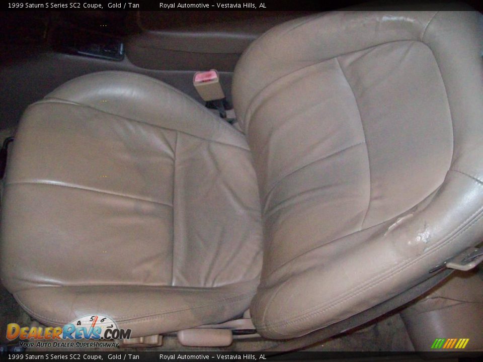 1999 Saturn S Series SC2 Coupe Gold / Tan Photo #14
