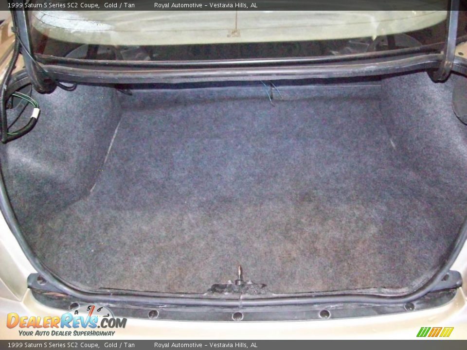 1999 Saturn S Series SC2 Coupe Gold / Tan Photo #22