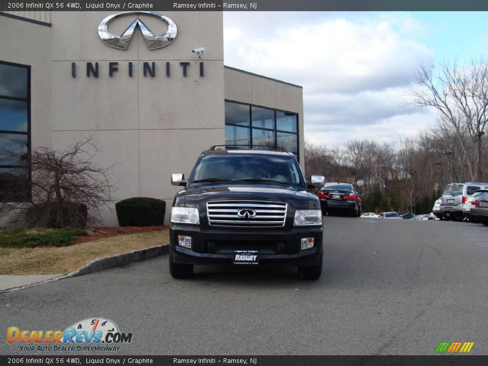 2006 Infiniti QX 56 4WD Liquid Onyx / Graphite Photo #2