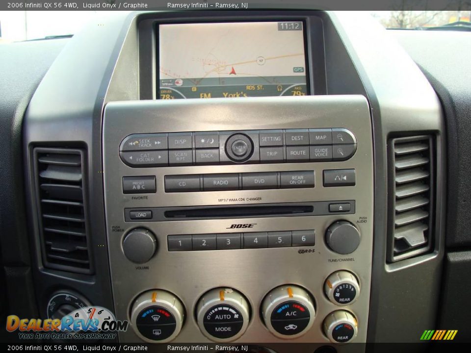 2006 Infiniti QX 56 4WD Liquid Onyx / Graphite Photo #14