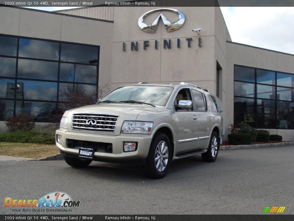 2009 Infiniti QX 56 4WD Serengeti Sand / Wheat Photo #1
