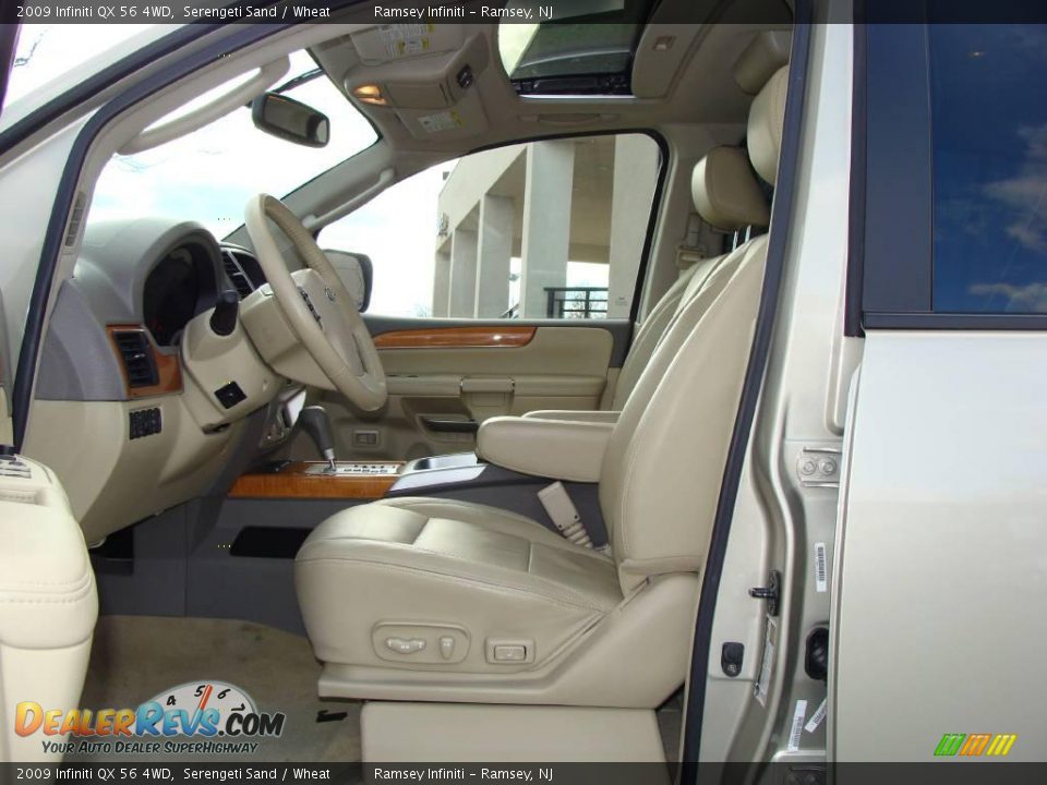 2009 Infiniti QX 56 4WD Serengeti Sand / Wheat Photo #10