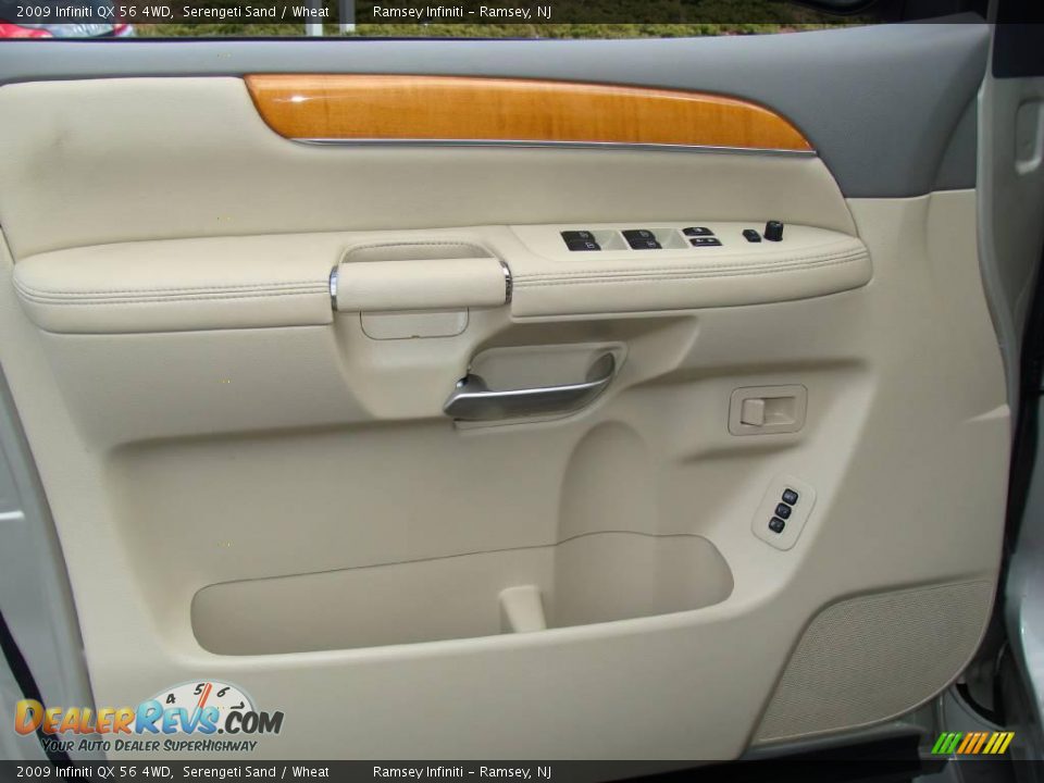 2009 Infiniti QX 56 4WD Serengeti Sand / Wheat Photo #11