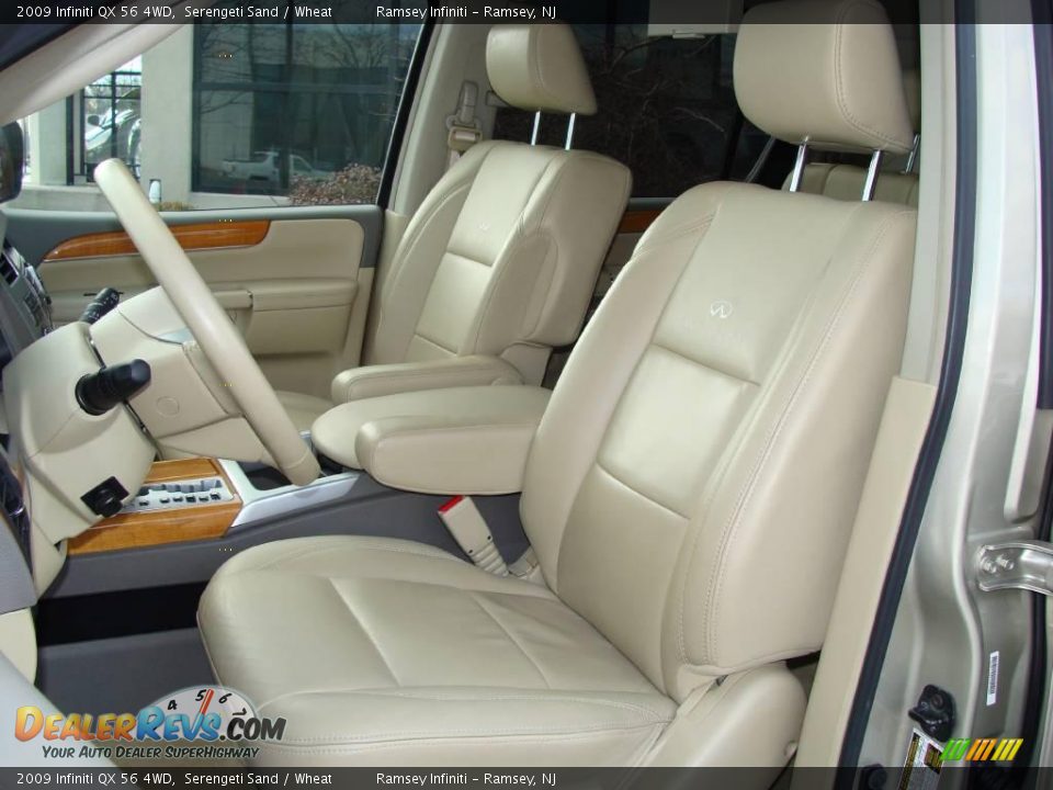 2009 Infiniti QX 56 4WD Serengeti Sand / Wheat Photo #12