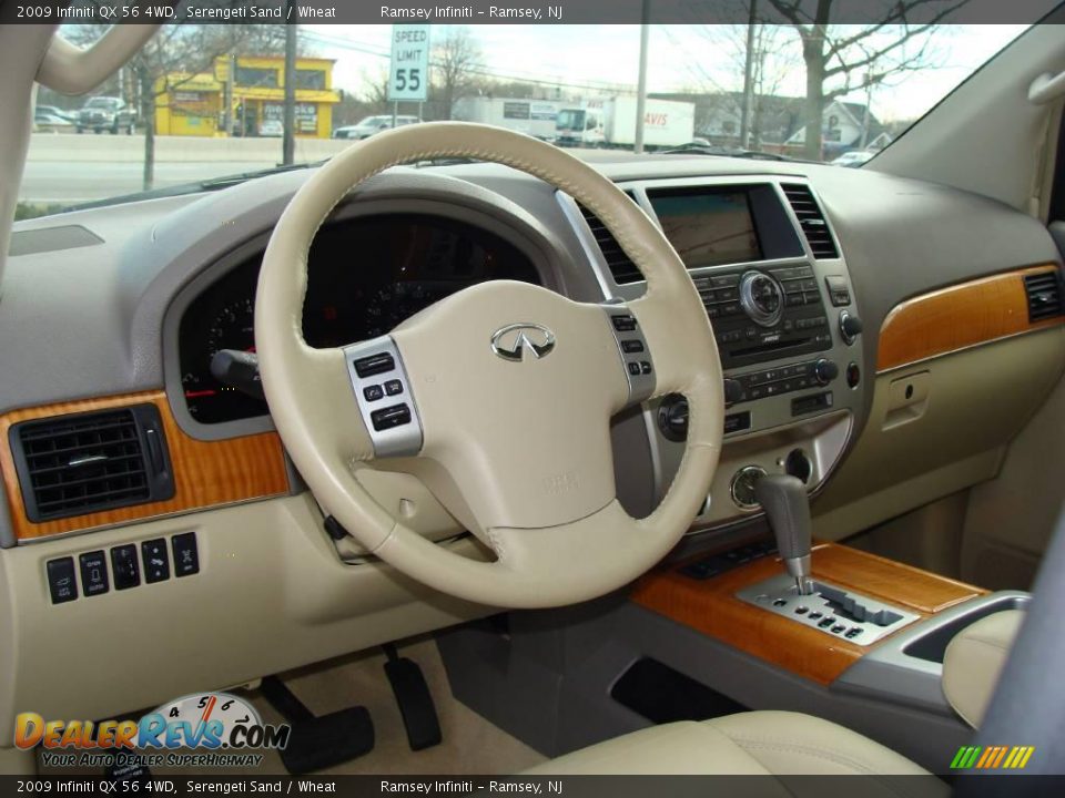2009 Infiniti QX 56 4WD Serengeti Sand / Wheat Photo #13