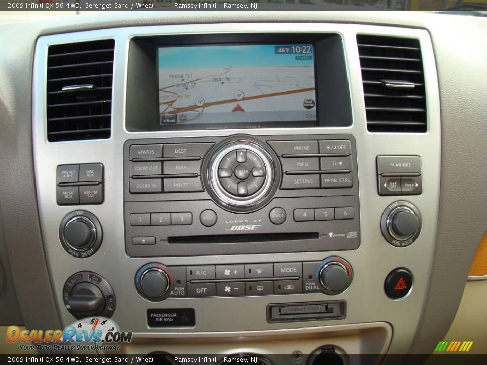 2009 Infiniti QX 56 4WD Serengeti Sand / Wheat Photo #14