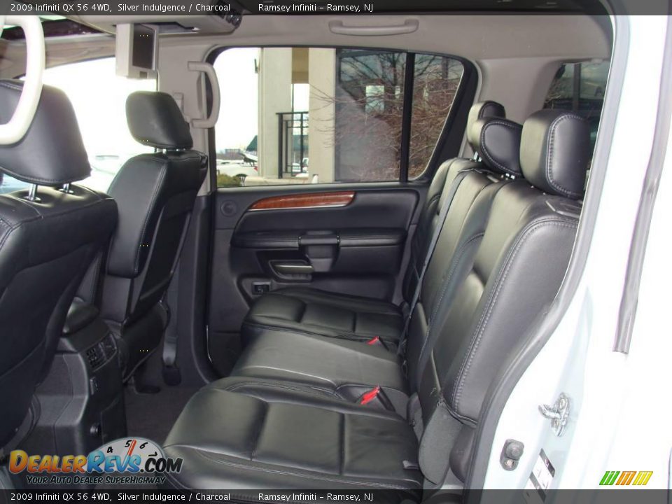 2009 Infiniti QX 56 4WD Silver Indulgence / Charcoal Photo #9