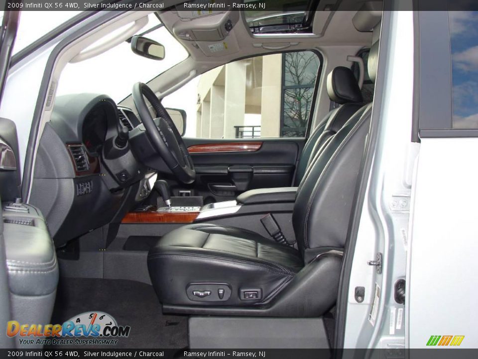2009 Infiniti QX 56 4WD Silver Indulgence / Charcoal Photo #10