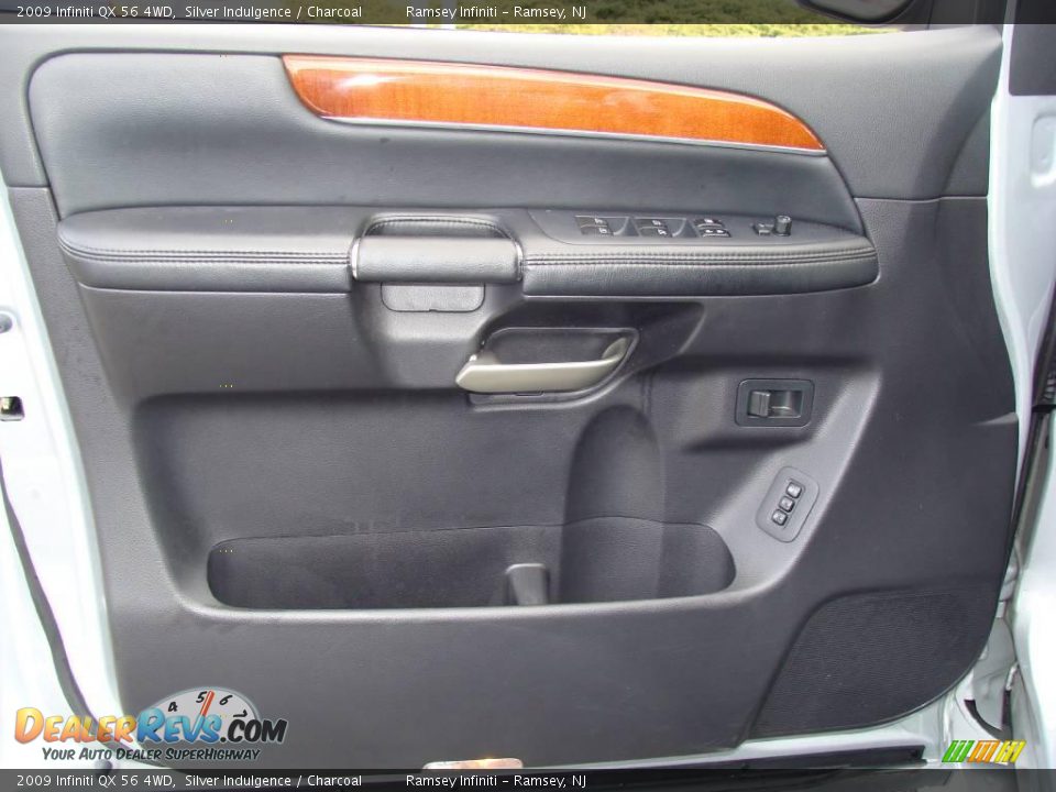 2009 Infiniti QX 56 4WD Silver Indulgence / Charcoal Photo #11