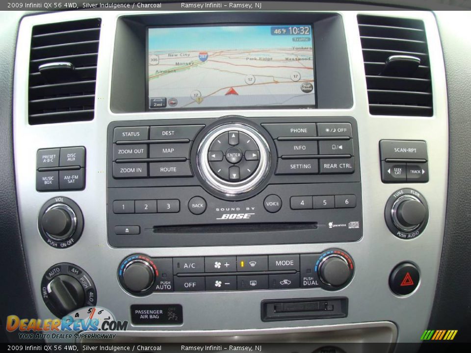 2009 Infiniti QX 56 4WD Silver Indulgence / Charcoal Photo #14