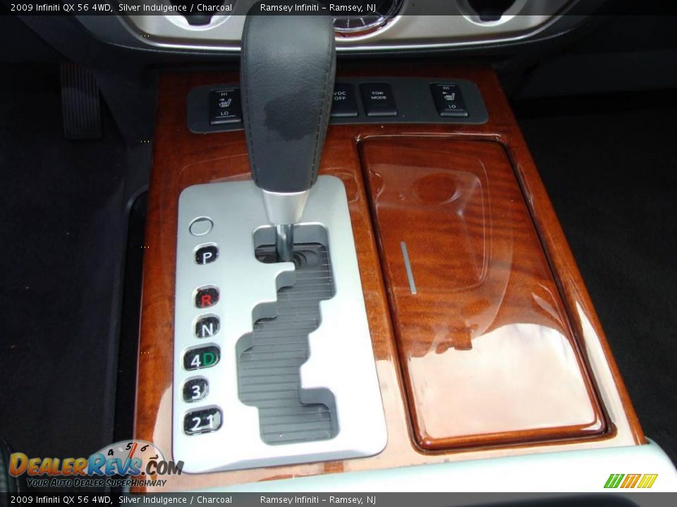 2009 Infiniti QX 56 4WD Silver Indulgence / Charcoal Photo #15