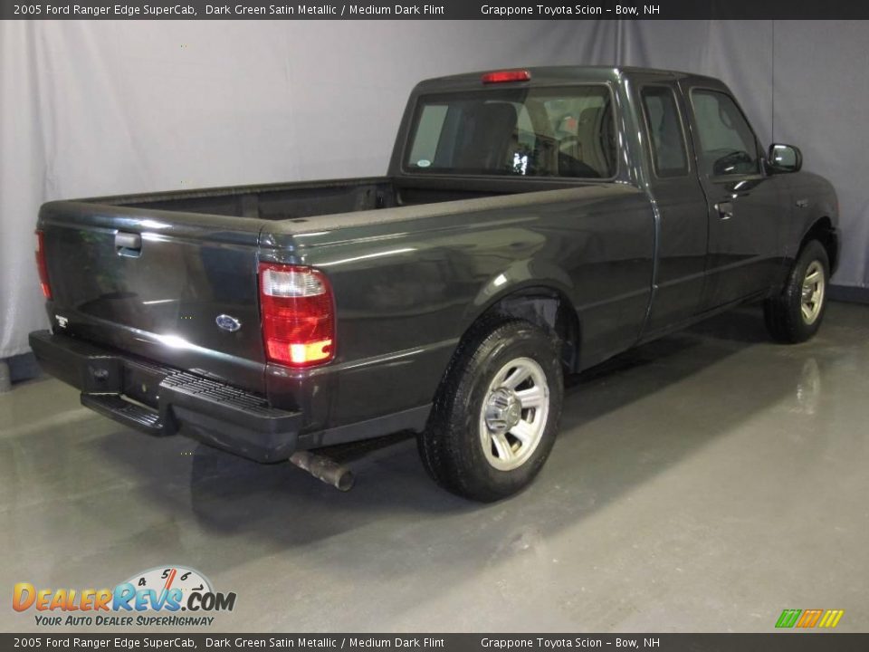 2005 Ford Ranger Edge SuperCab Dark Green Satin Metallic / Medium Dark Flint Photo #3