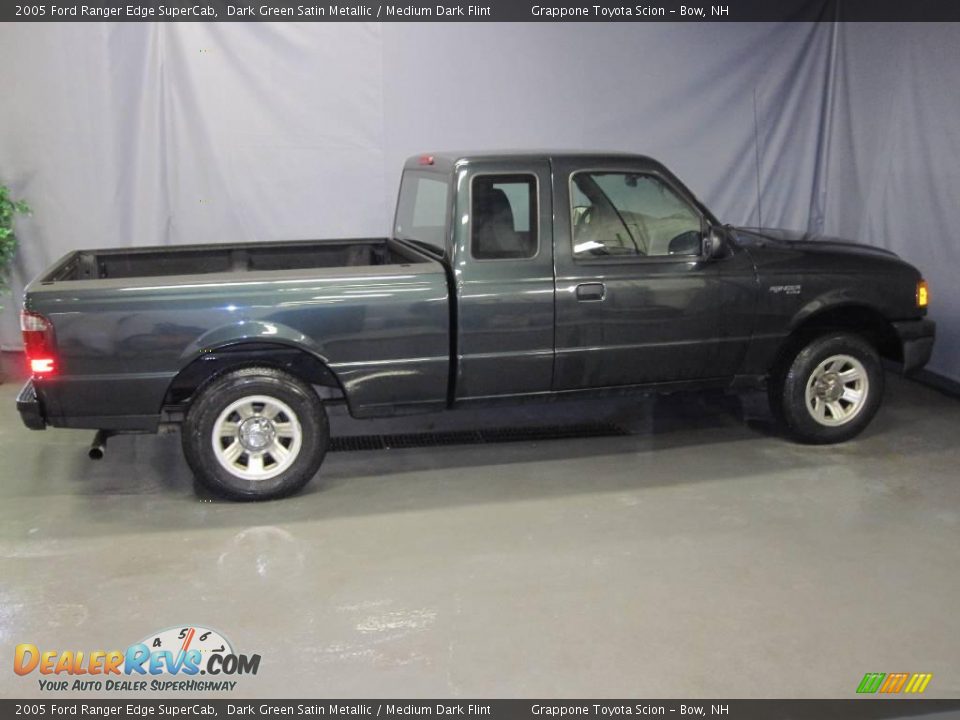 2005 Ford Ranger Edge SuperCab Dark Green Satin Metallic / Medium Dark Flint Photo #4