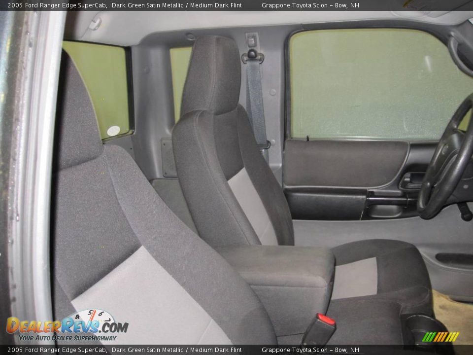 2005 Ford Ranger Edge SuperCab Dark Green Satin Metallic / Medium Dark Flint Photo #5