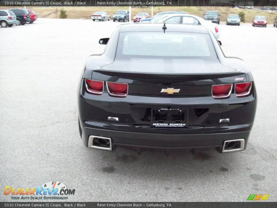 2010 Chevrolet Camaro SS Coupe Black / Black Photo #7
