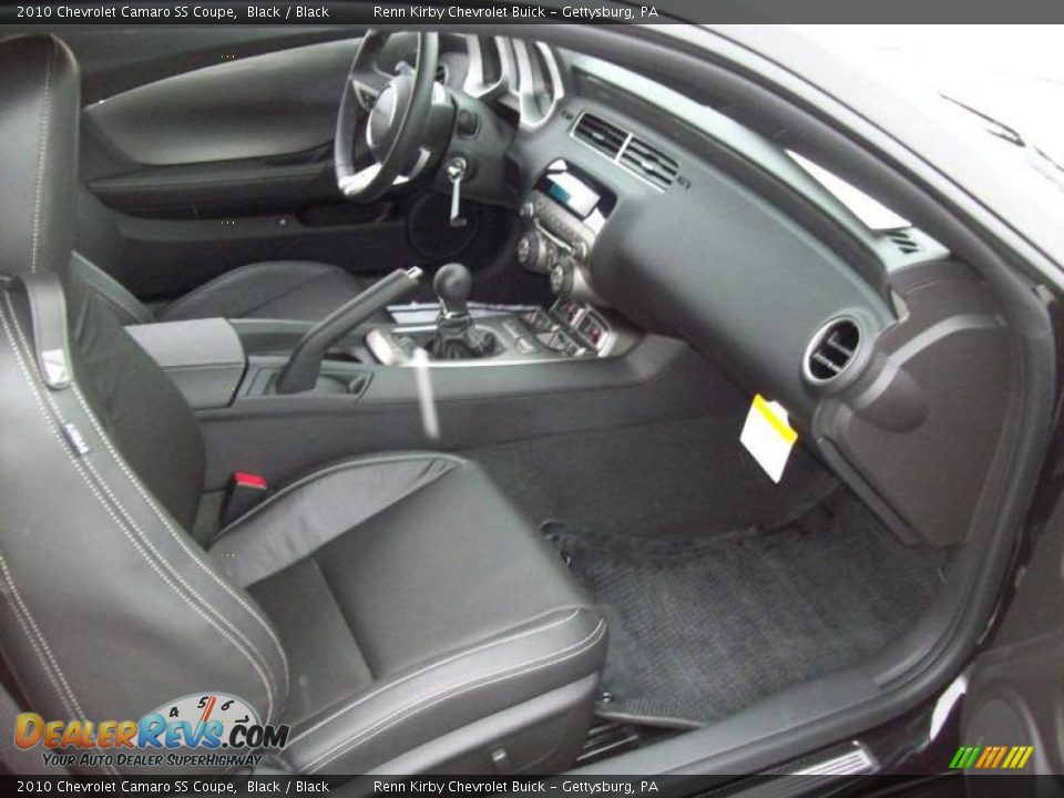 2010 Chevrolet Camaro SS Coupe Black / Black Photo #13