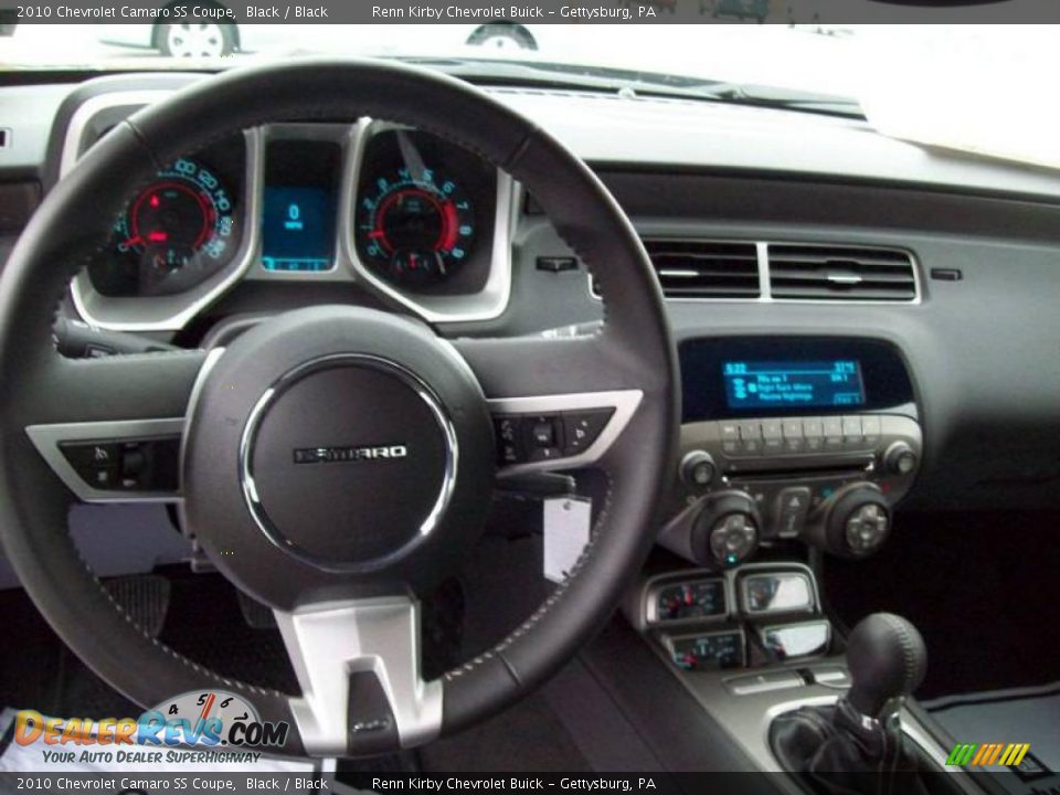 2010 Chevrolet Camaro SS Coupe Black / Black Photo #15